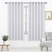 DWCN Thermal Blackout Curtains, Solid Grommet,  2 Panels - DWCN UK