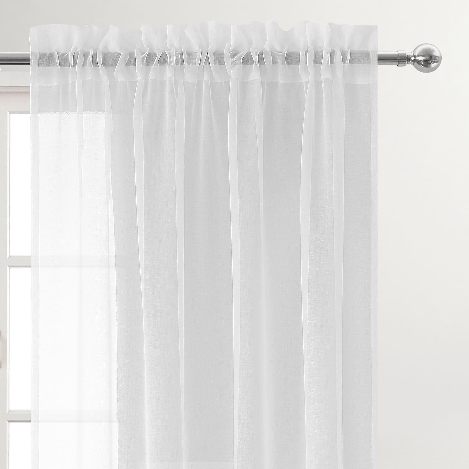 DWCN Rod Pocket Sheer Curtains - DWCN UK