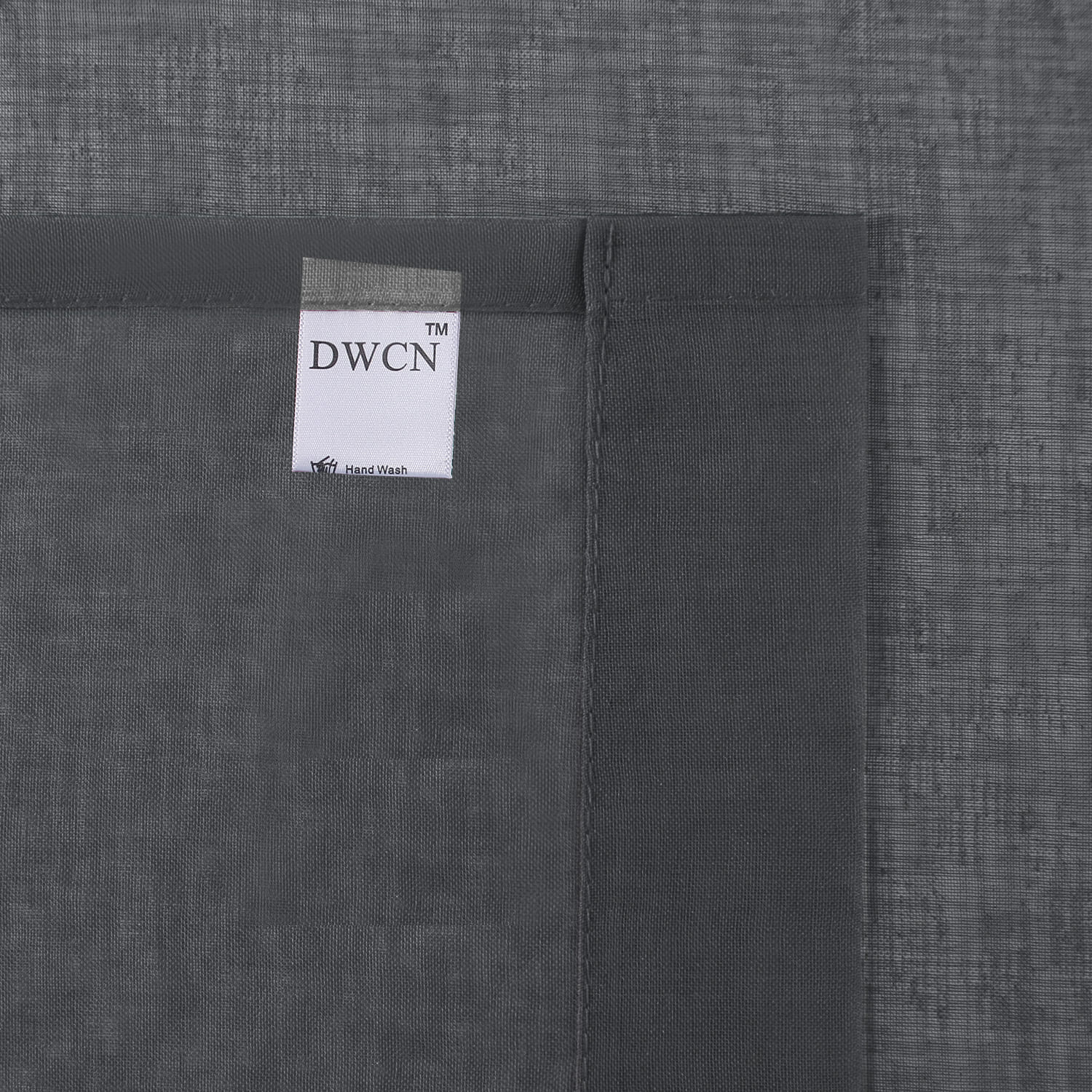 DWCN Faux Linen Sheer Curtains, Grommet Voile Window Curtain - DWCN UK