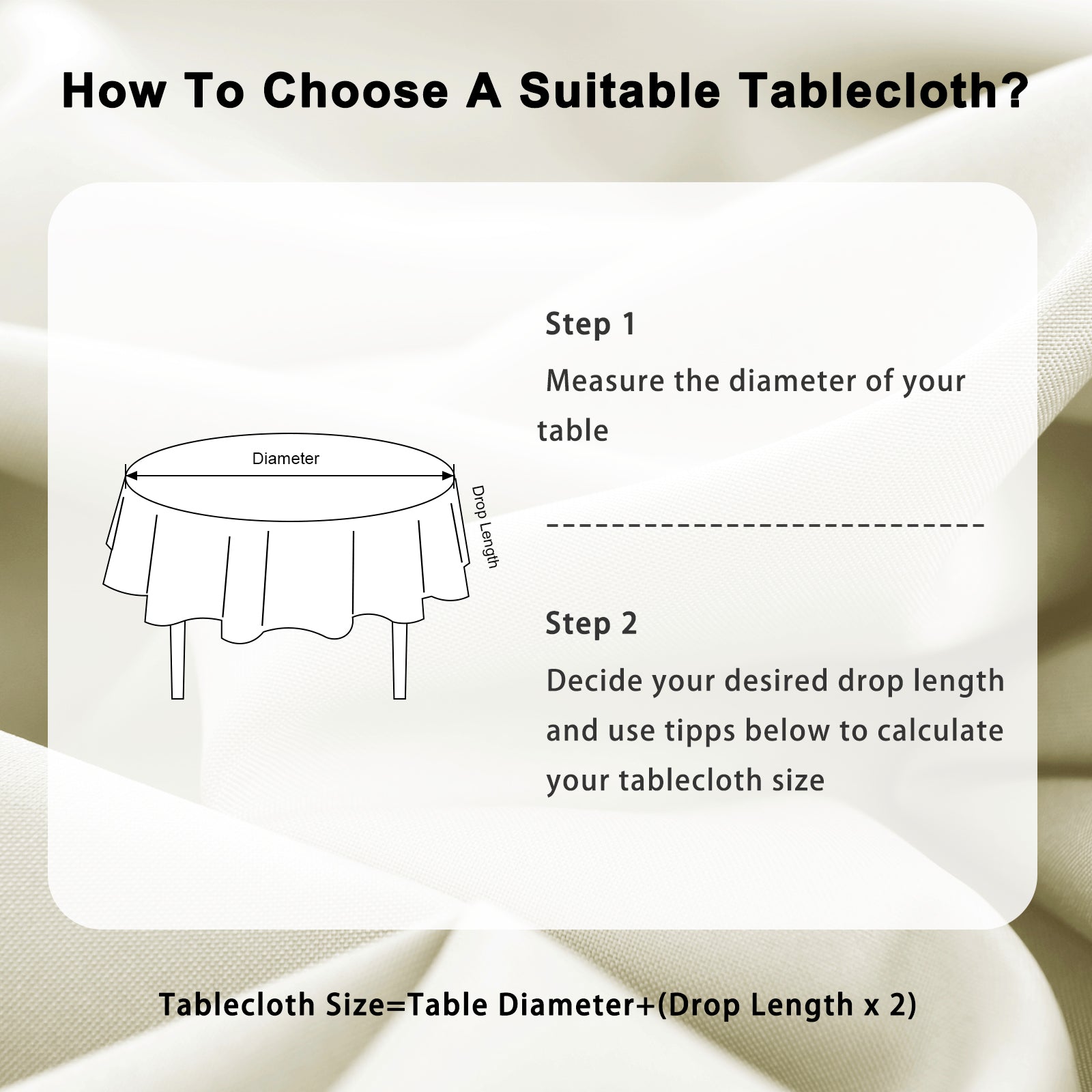 DWCN Wipe Clean Round Tablecloth - DWCN UK