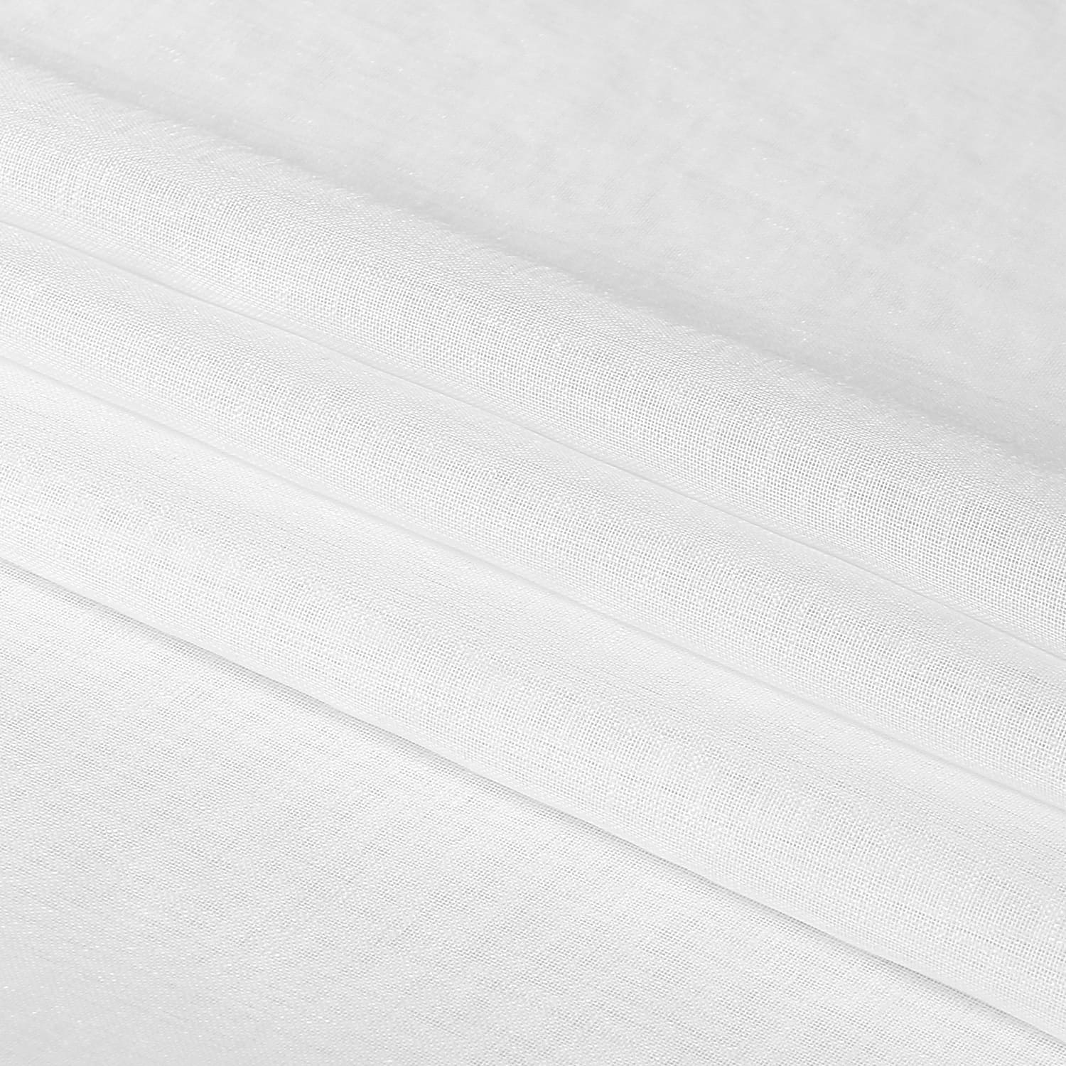 DWCN Faux Linen Sheer Curtains, Grommet Voile Window Curtain - DWCN UK
