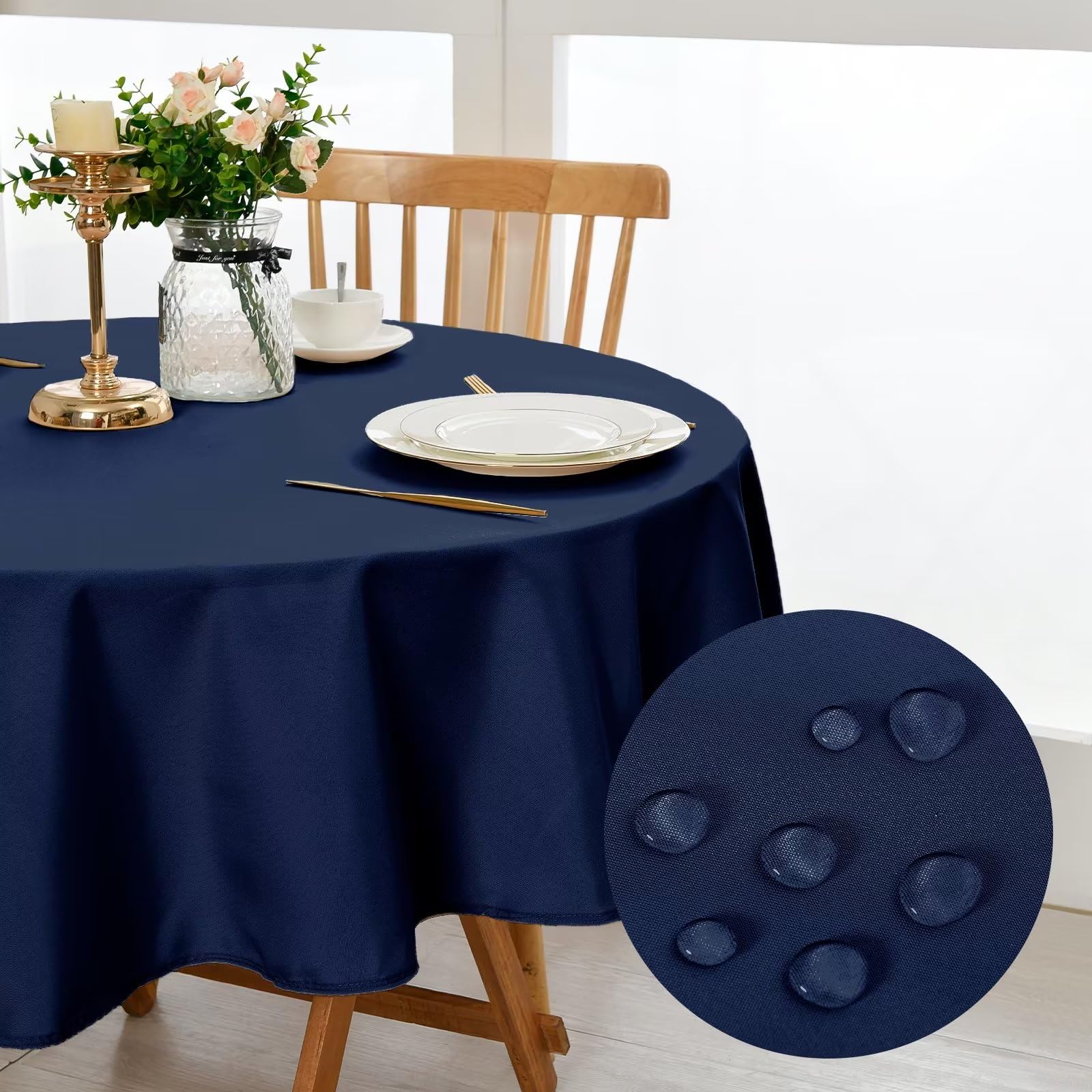 DWCN Wipe Clean Round Tablecloth - DWCN UK