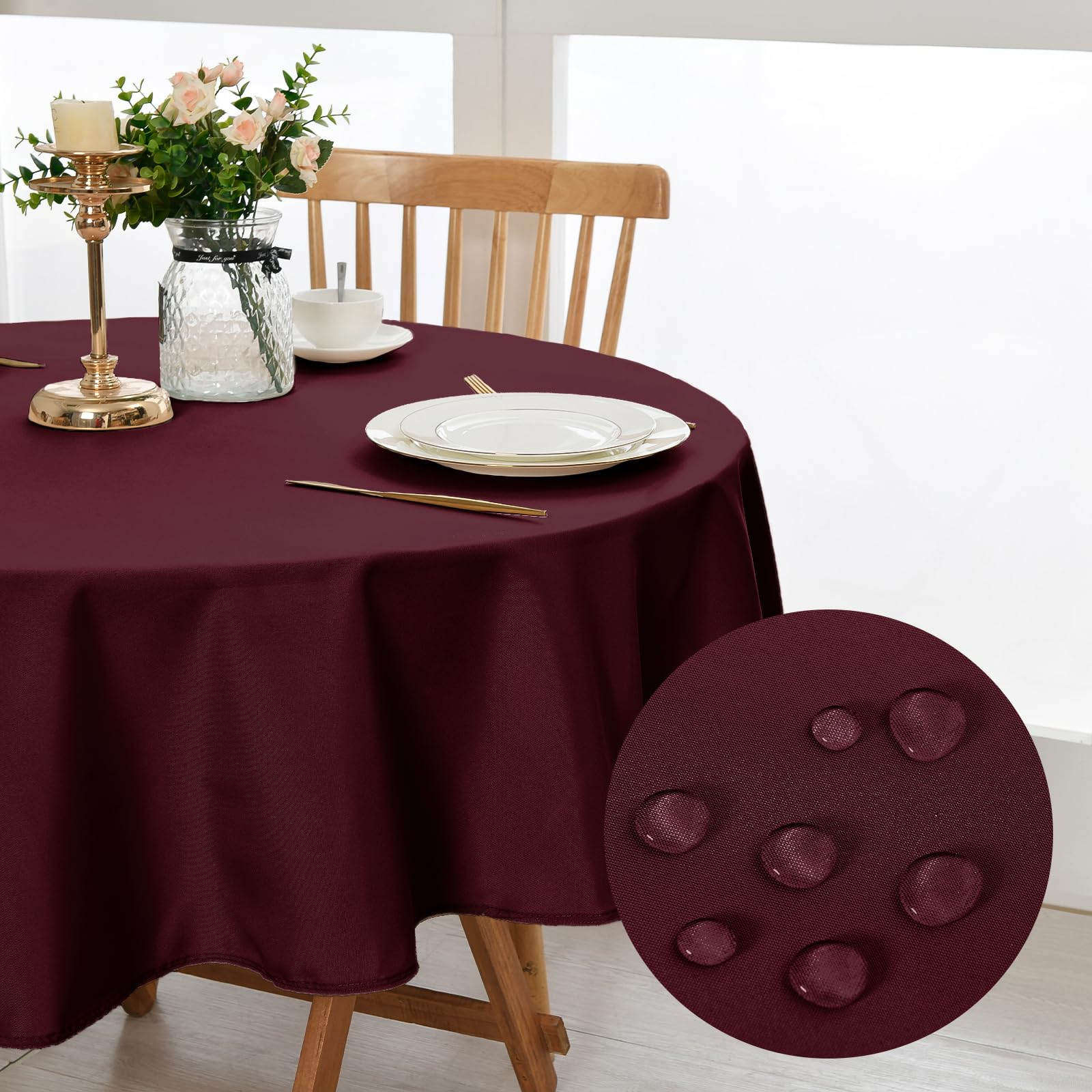 DWCN Wipe Clean Round Tablecloth - DWCN UK