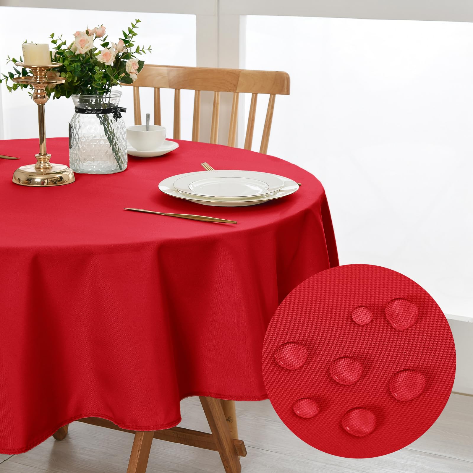 DWCN Wipe Clean Round Tablecloth - DWCN UK
