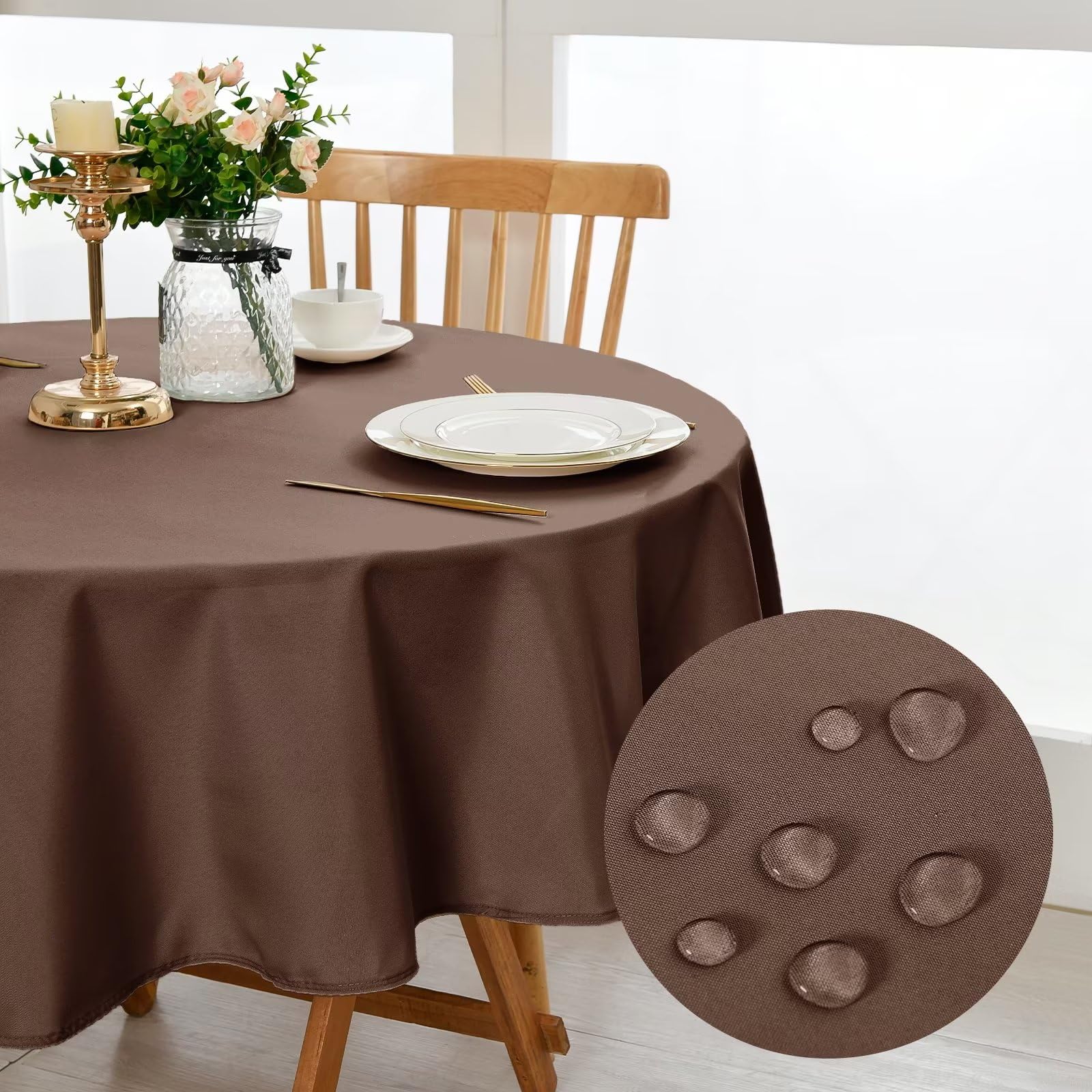 DWCN Wipe Clean Round Tablecloth - DWCN UK