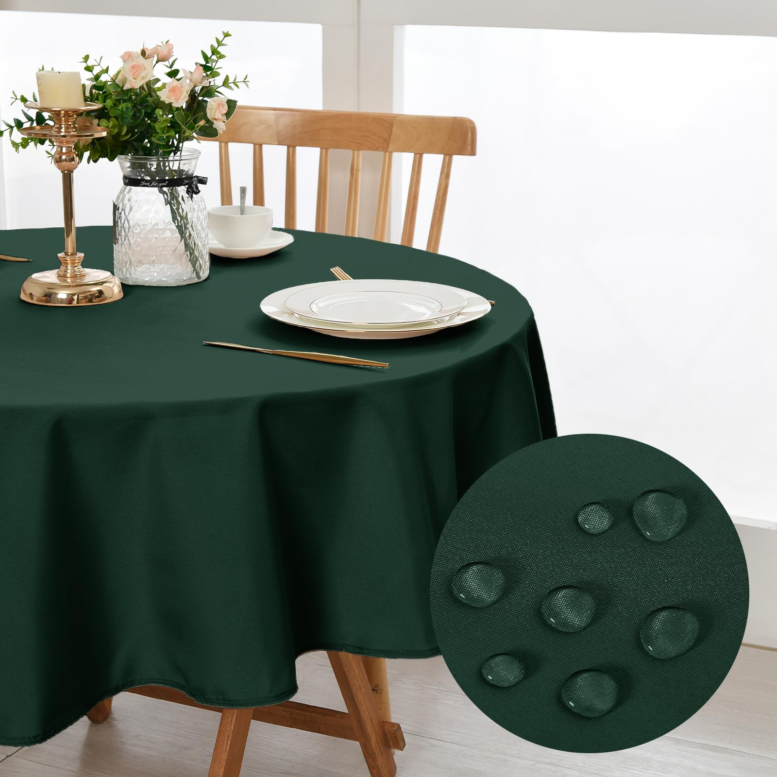 DWCN Wipe Clean Round Tablecloth - DWCN UK