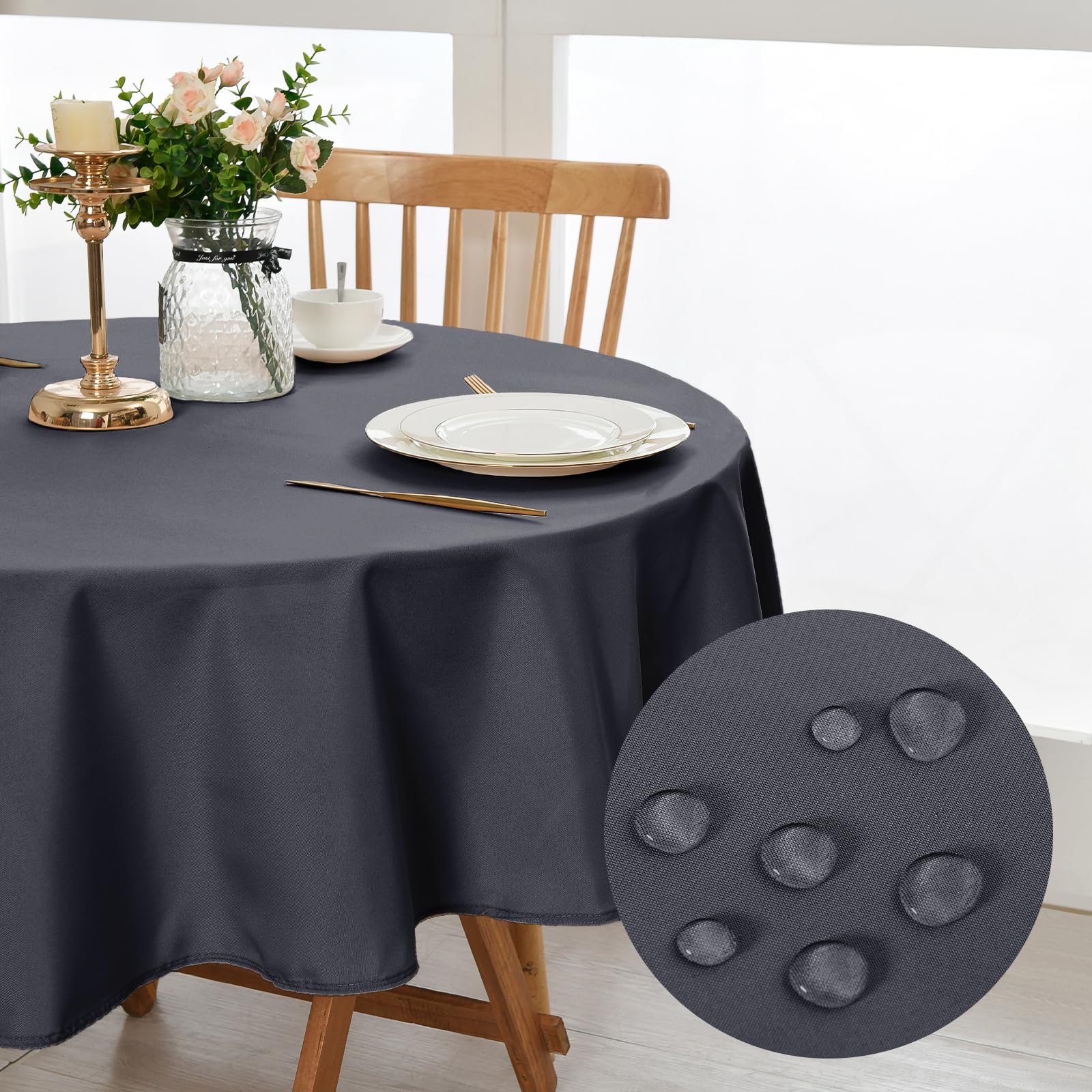 DWCN Wipe Clean Round Tablecloth - DWCN UK