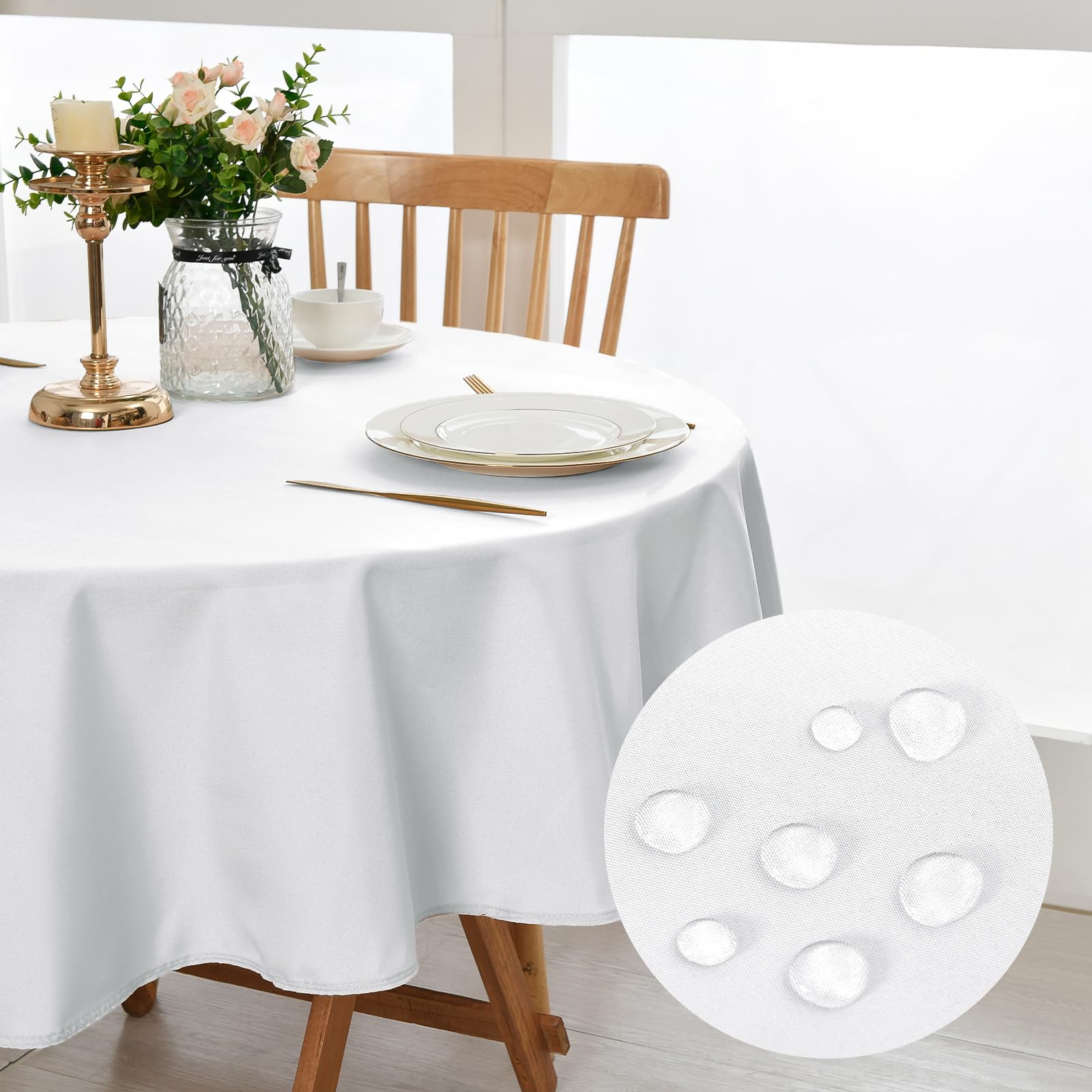 DWCN Wipe Clean Round Tablecloth - DWCN UK