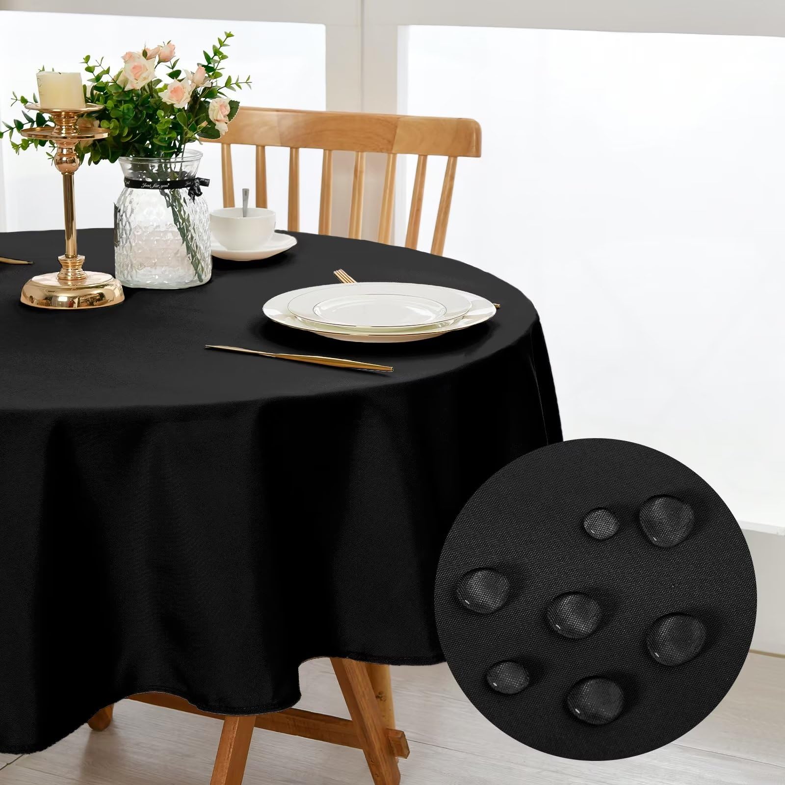DWCN Wipe Clean Round Tablecloth - DWCN UK