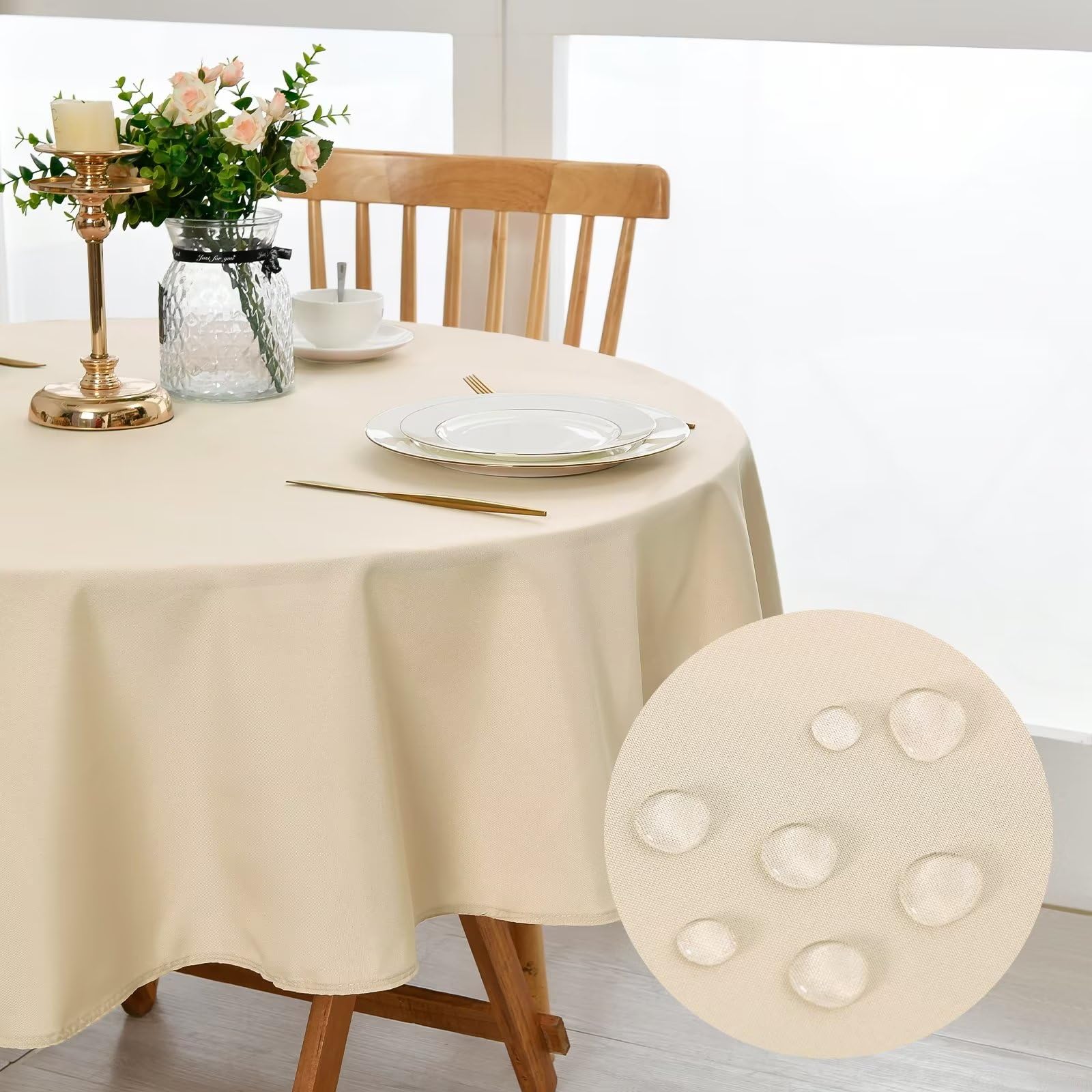 DWCN Wipe Clean Round Tablecloth - DWCN UK