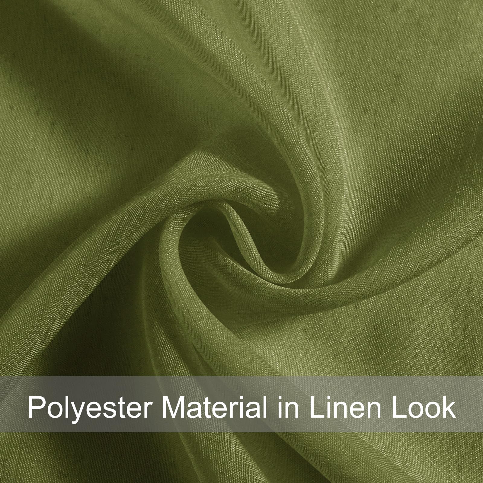 DWCN Grommet Sheer Curtains with Tiebacks - DWCN UK