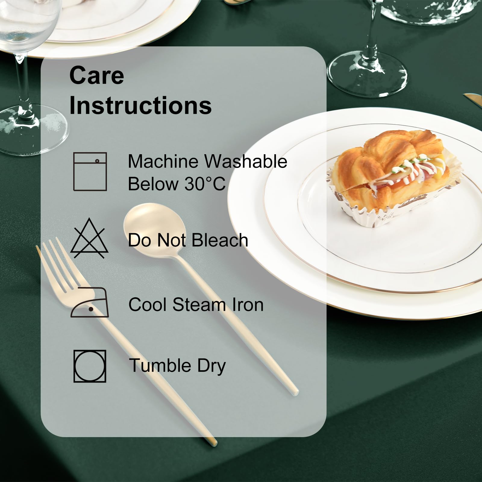 DWCN Wipe Clean Round Tablecloth - DWCN UK