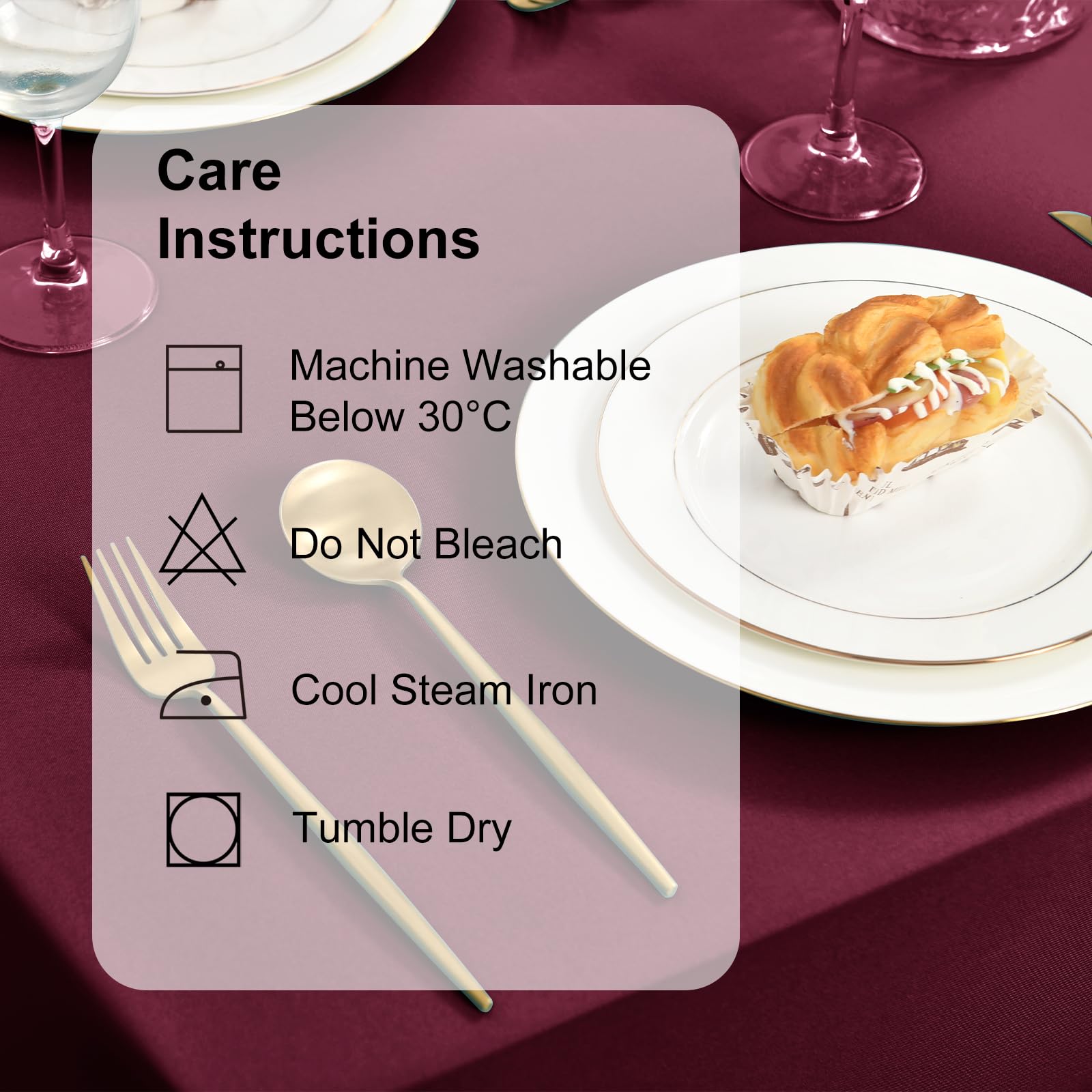 DWCN Wipe Clean Round Tablecloth - DWCN UK