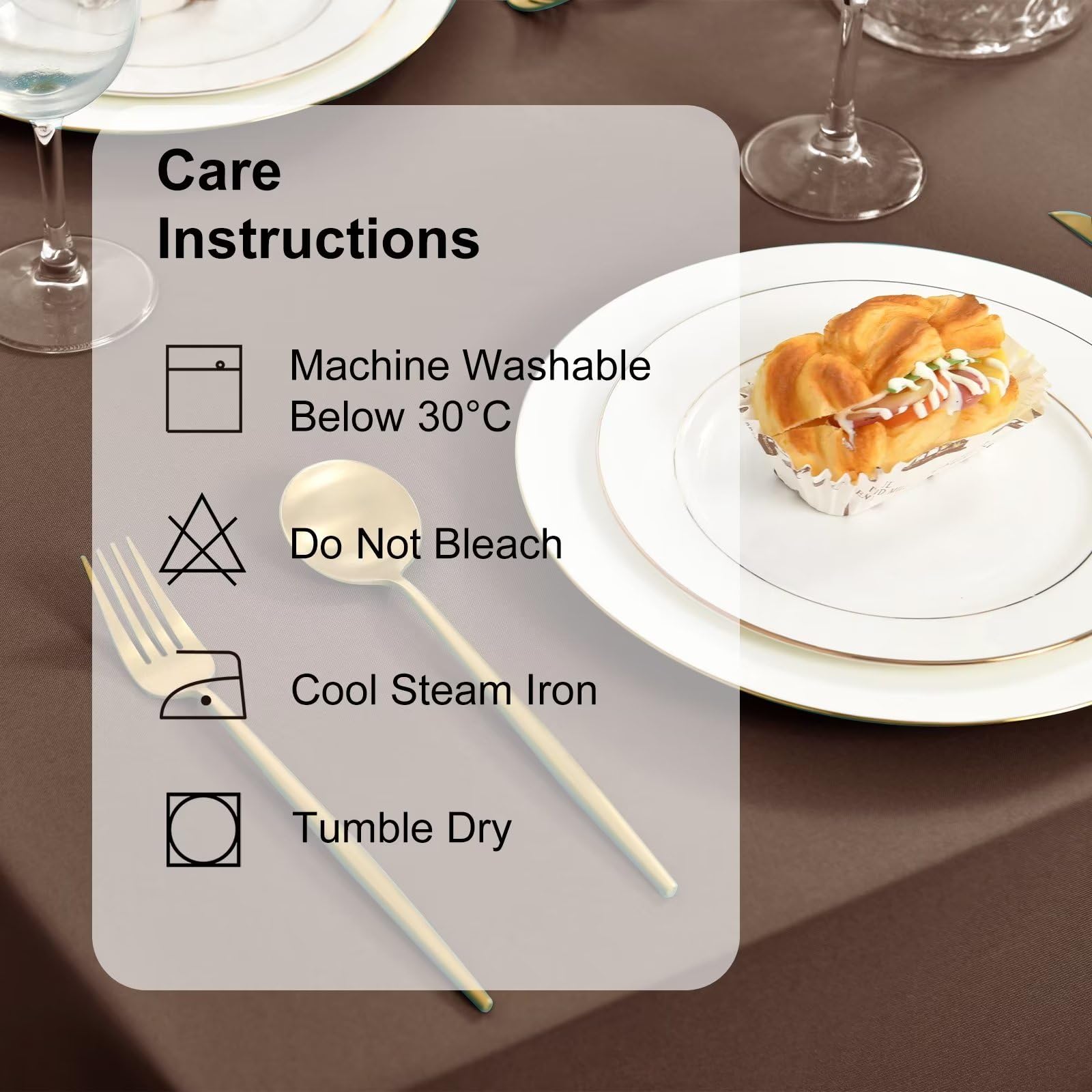DWCN Wipe Clean Round Tablecloth - DWCN UK