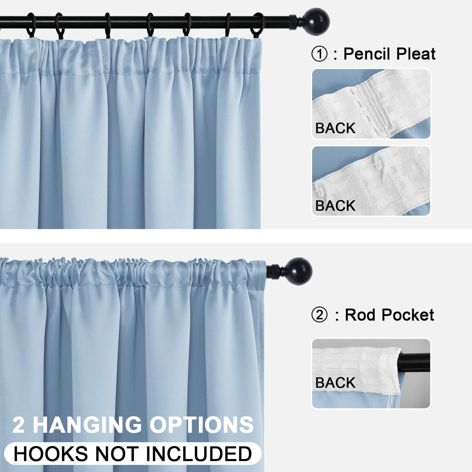 DWCN Blackout Curtains