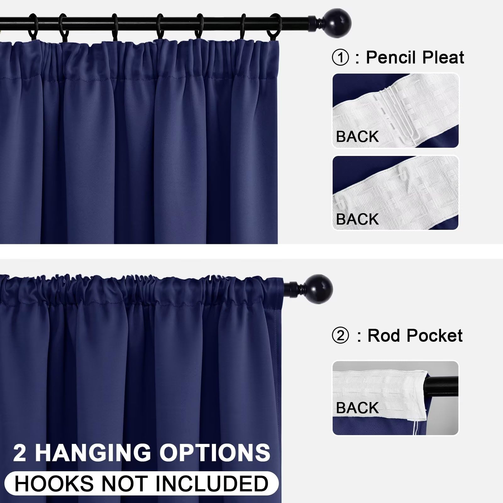 DWCN Blackout Curtains