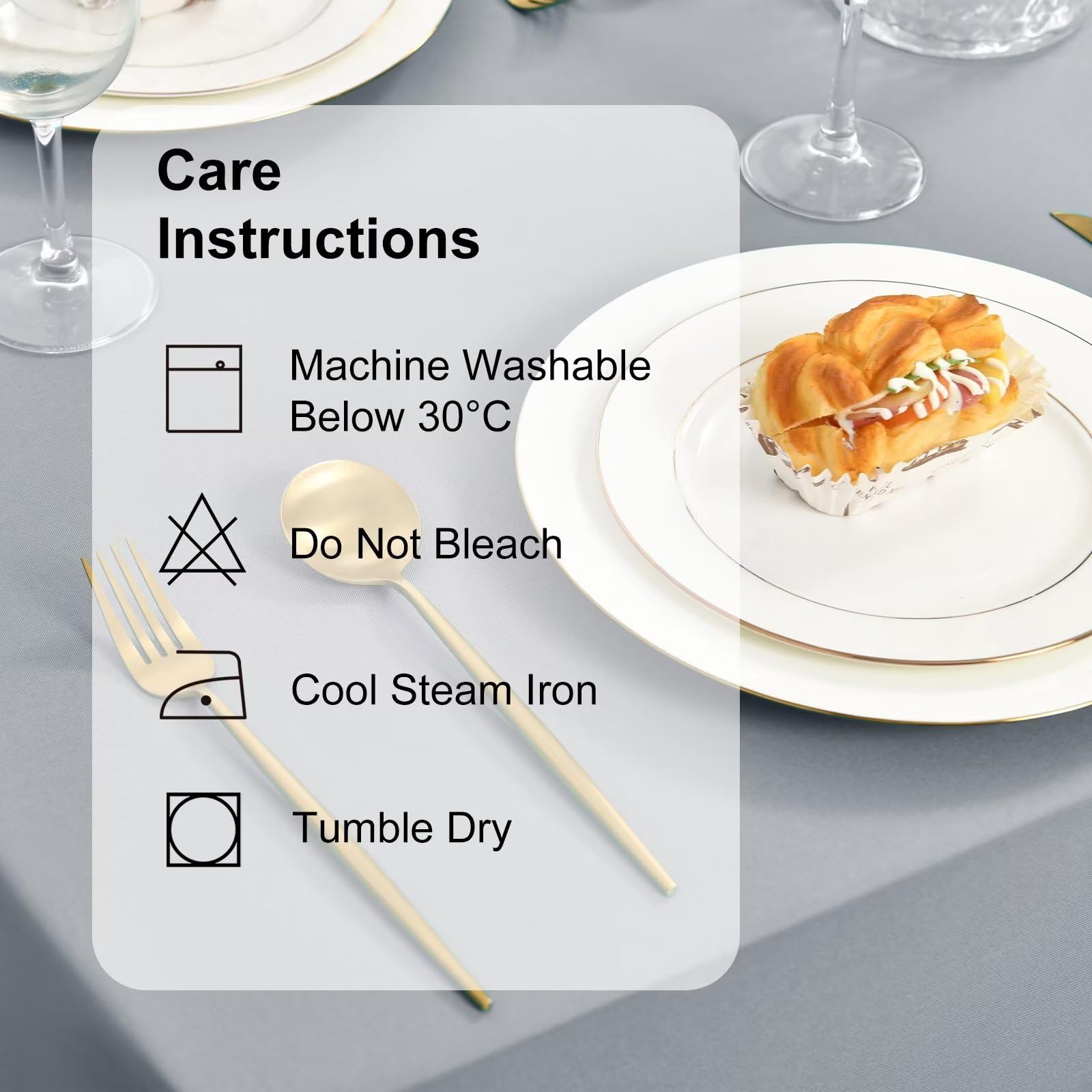 DWCN Wipe Clean Round Tablecloth - DWCN UK