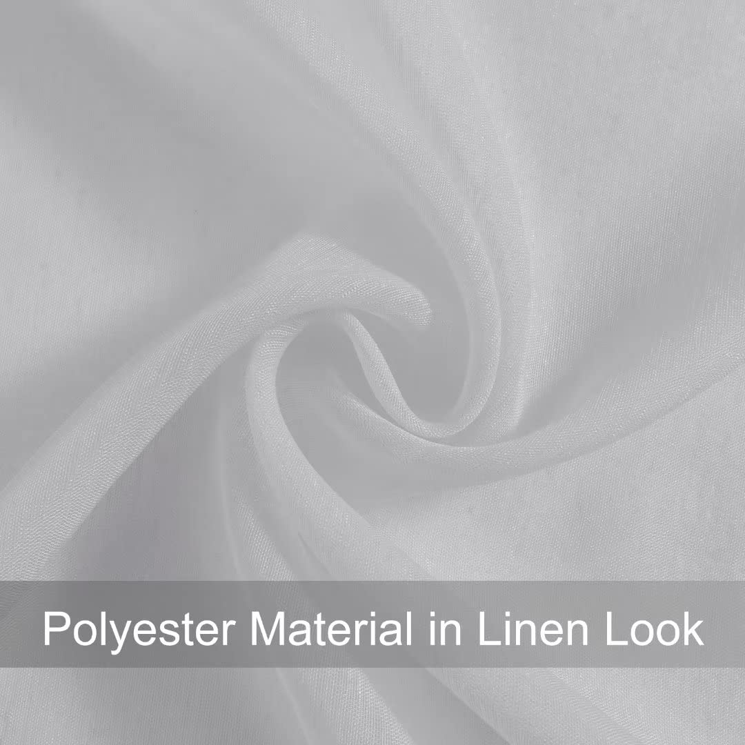 DWCN Grommet Sheer Curtains with Tiebacks - DWCN UK