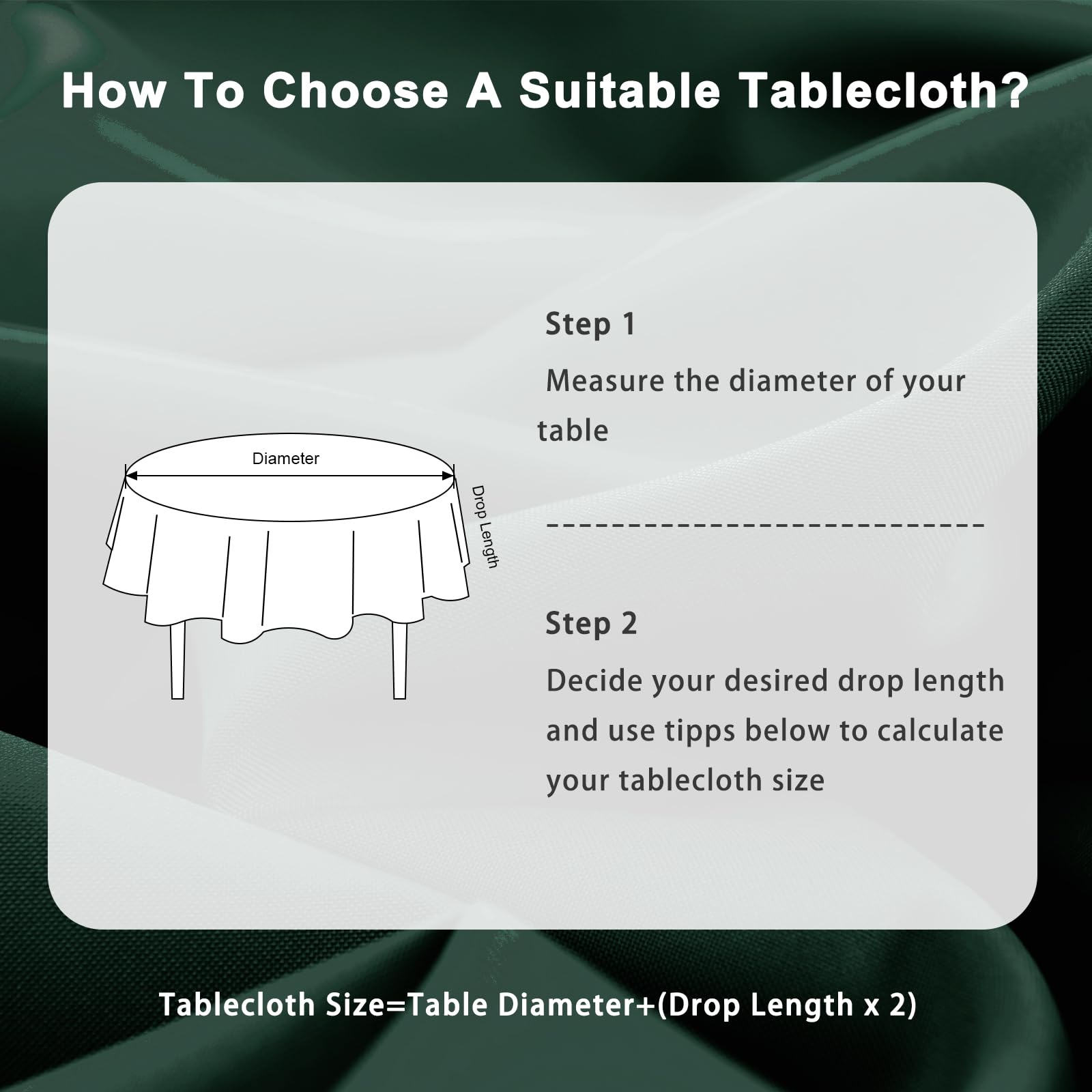 DWCN Wipe Clean Round Tablecloth - DWCN UK