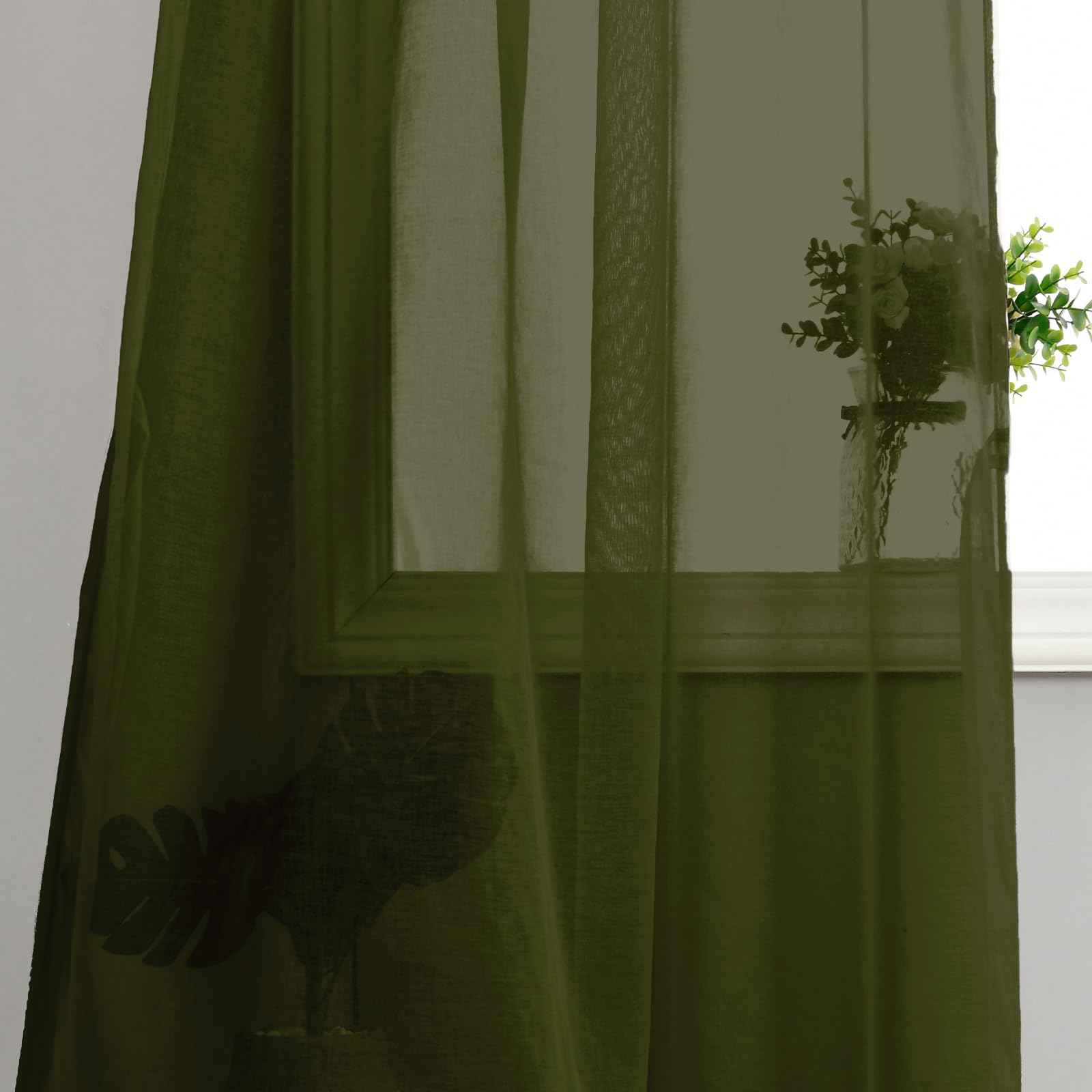 DWCN Sheer Curtains with Tiebacks - DWCN UK