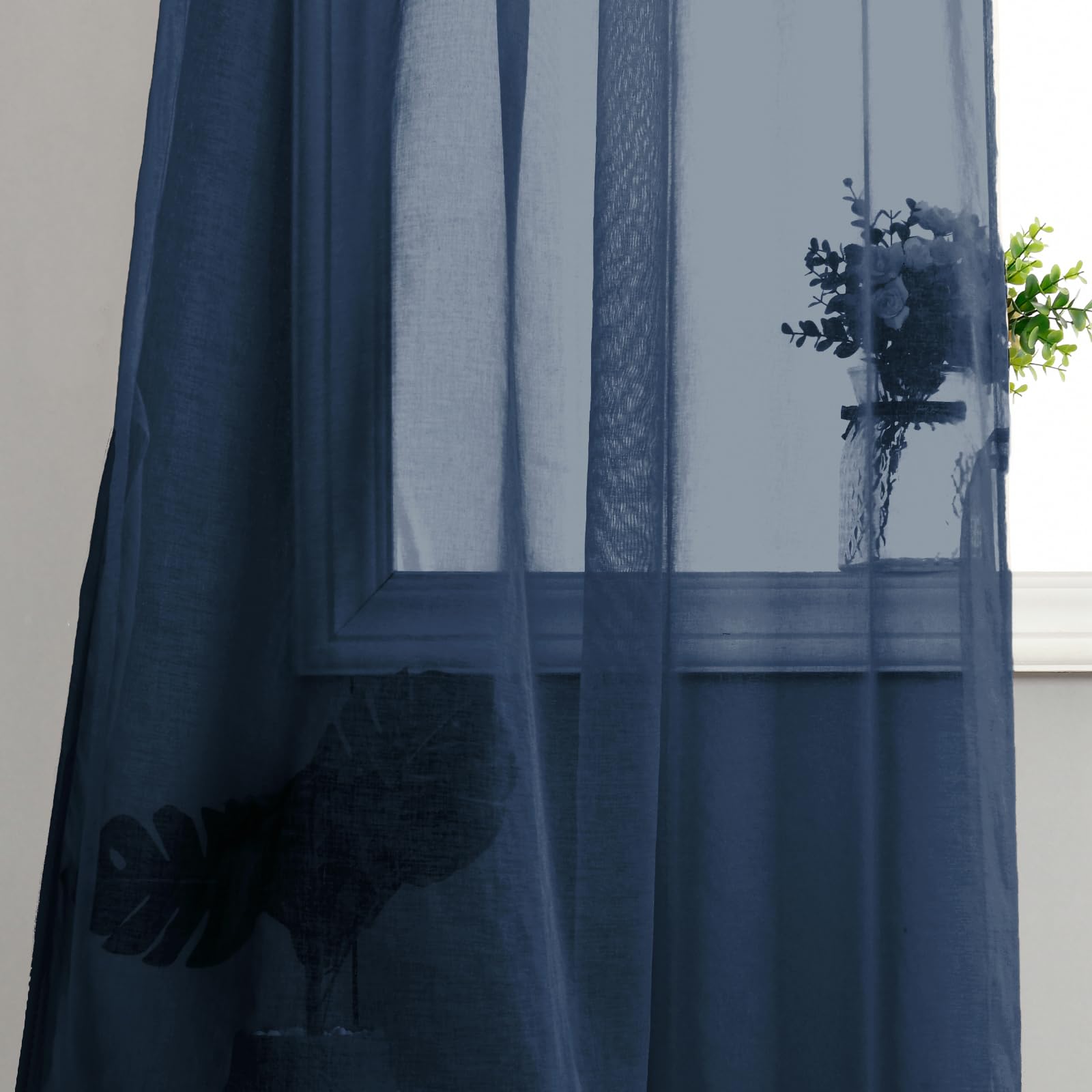 DWCN Sheer Curtains with Tiebacks - DWCN UK