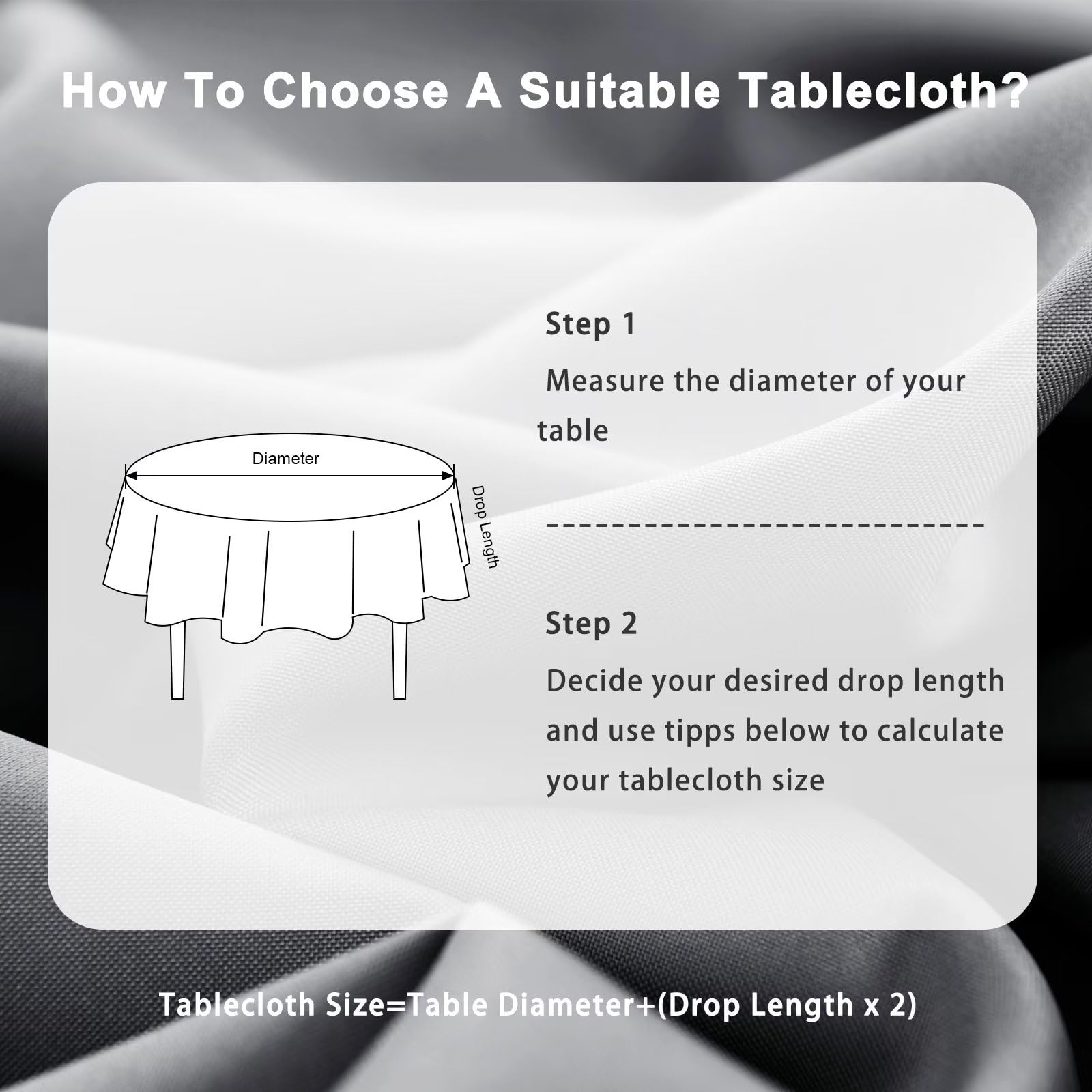 DWCN Wipe Clean Round Tablecloth - DWCN UK