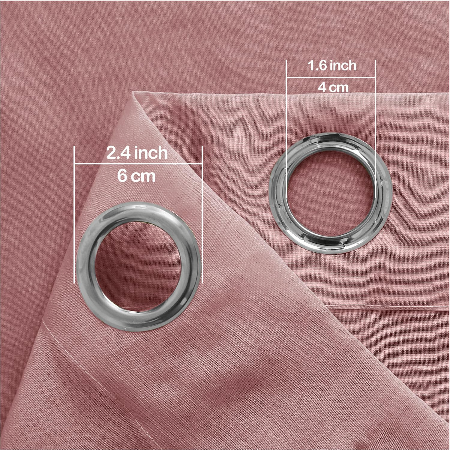 DWCN Gradient Sheer Curtains, Set of 2 Panels
