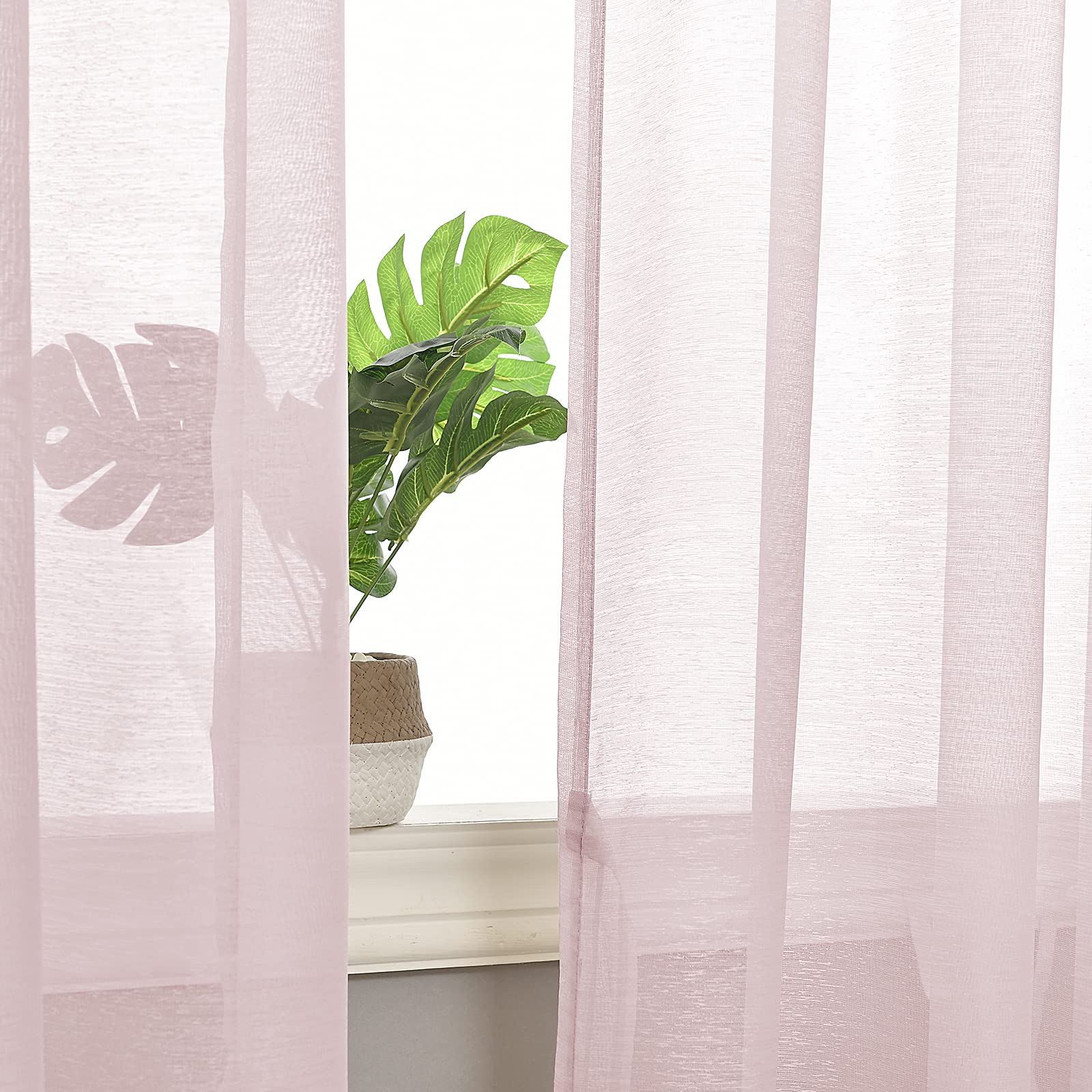 DWCN Grommet Sheer Curtains with Tiebacks - DWCN UK