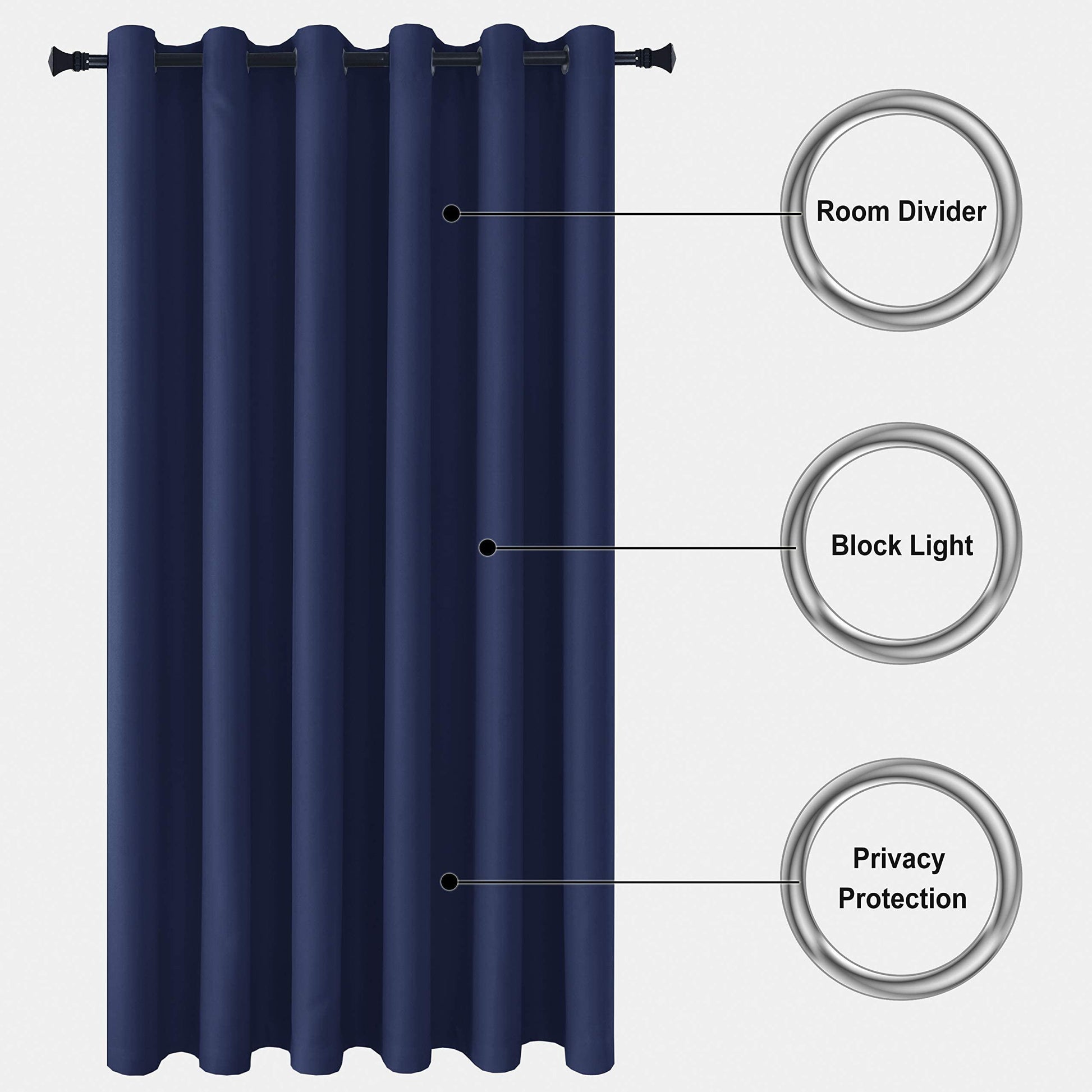 DWCN Divider Blackout Curtains - DWCN UK