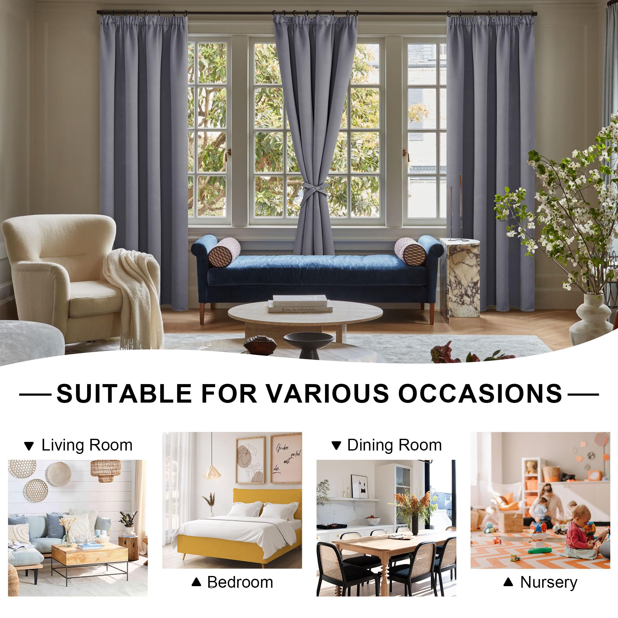 DWCN Blackout Curtains