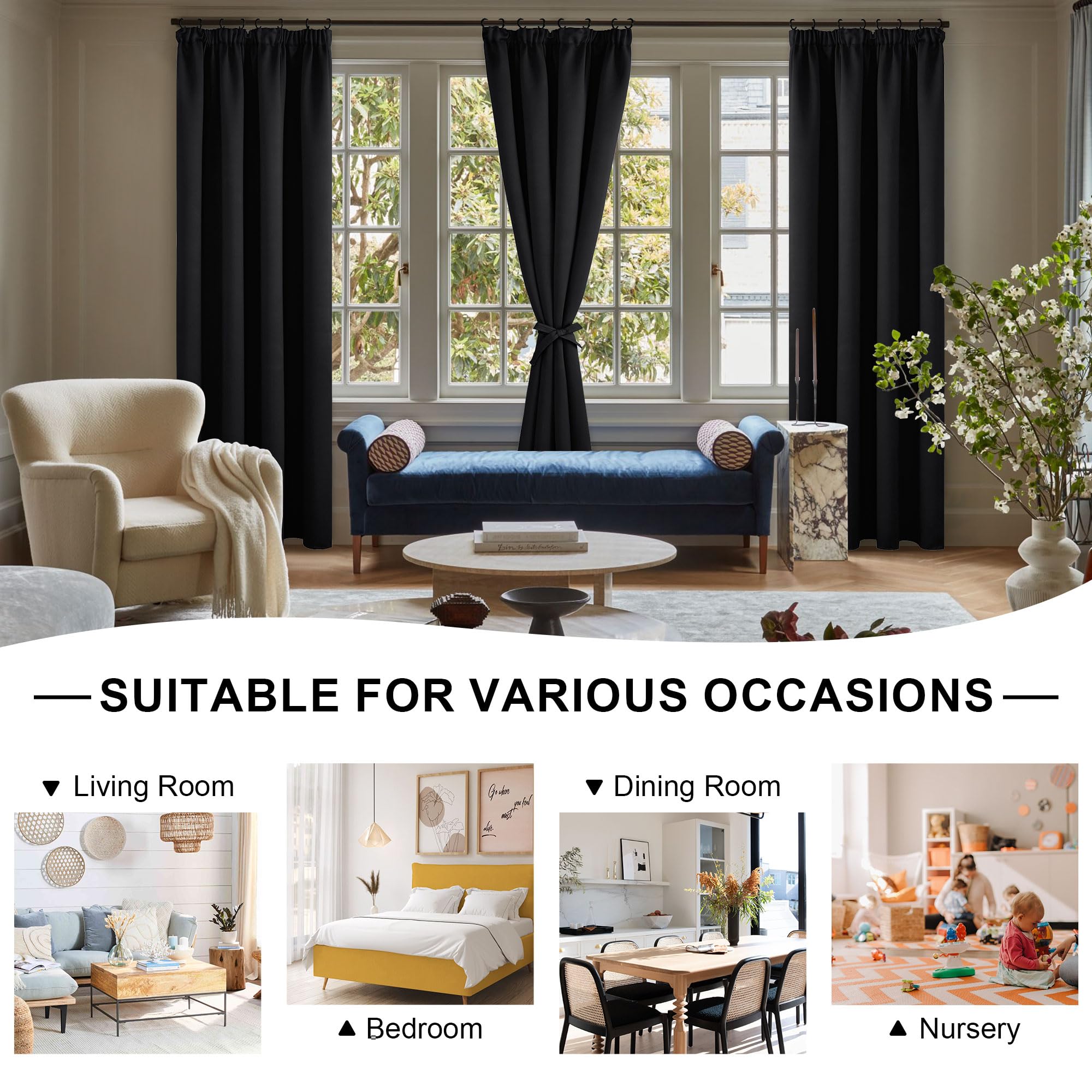 DWCN Blackout Curtains