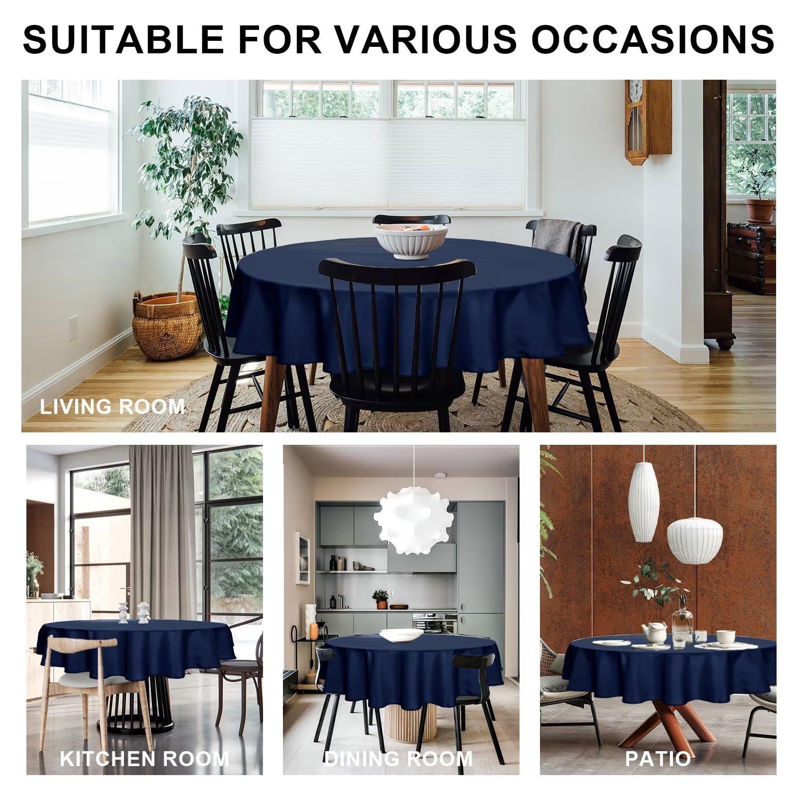 DWCN Wipe Clean Round Tablecloth - DWCN UK