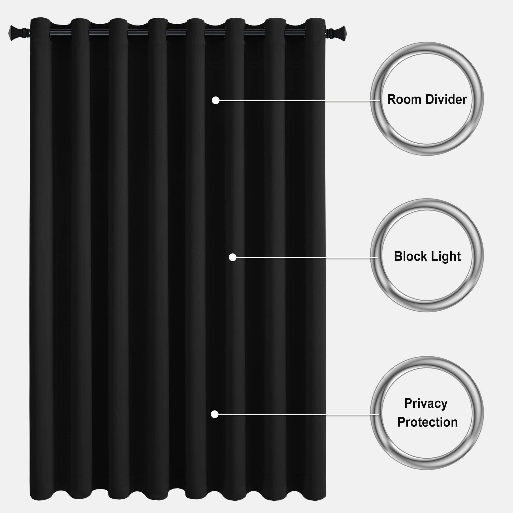 DWCN Divider Blackout Curtains - DWCN UK