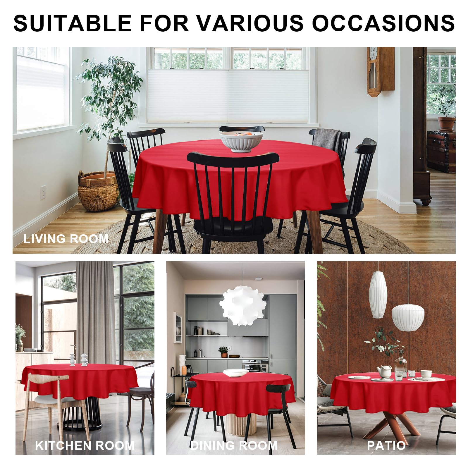 DWCN Wipe Clean Round Tablecloth - DWCN UK