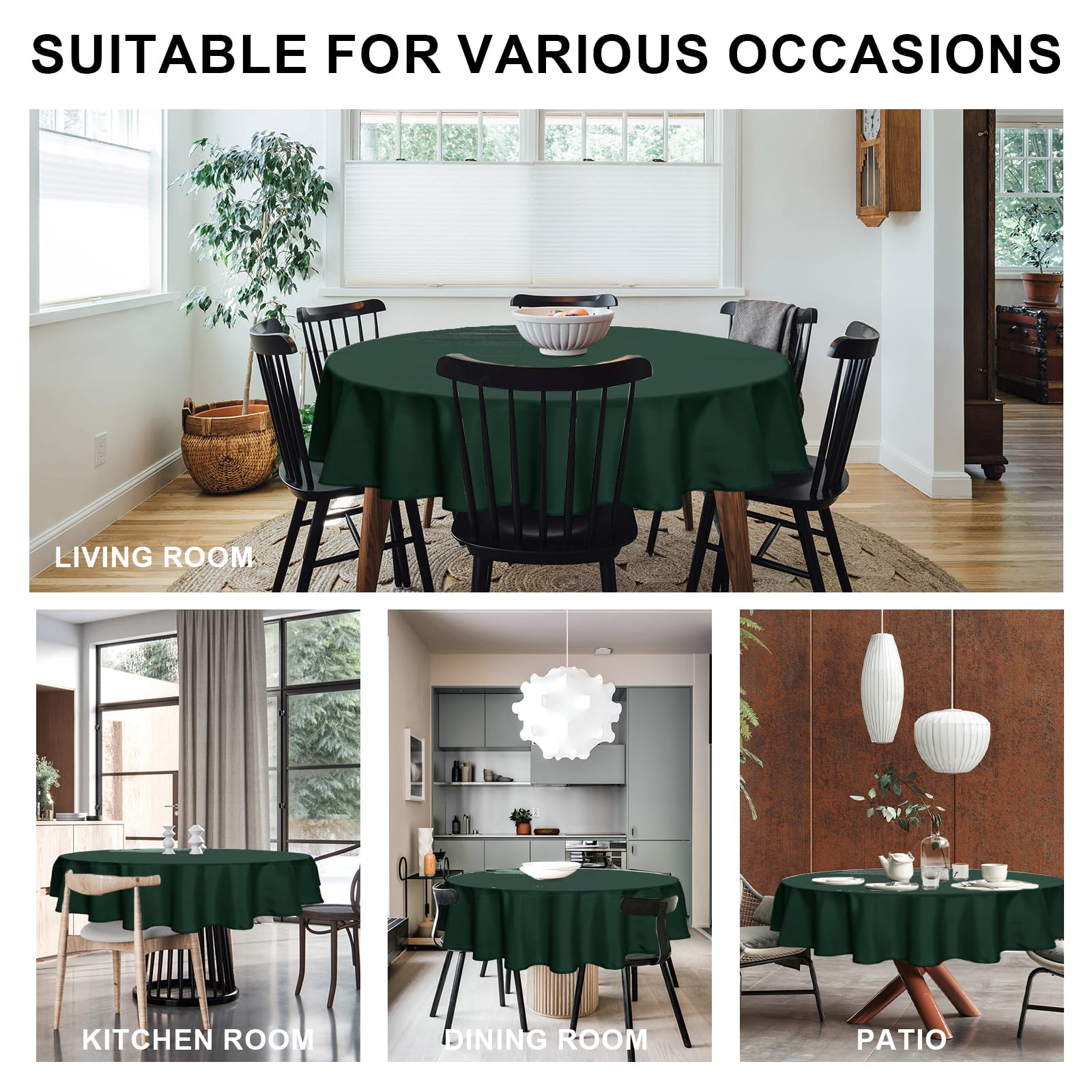 DWCN Wipe Clean Round Tablecloth - DWCN UK