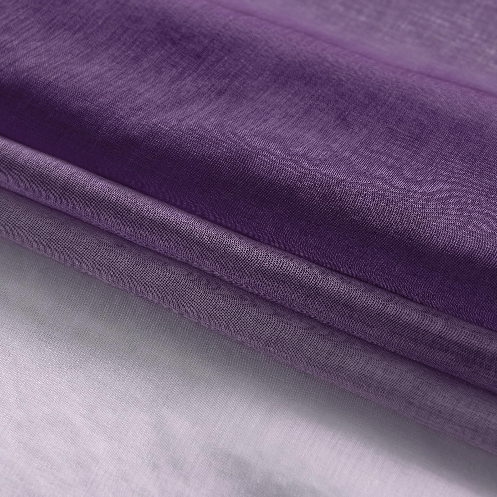DWCN Gradient Sheer Curtains, Set of 2 Panels