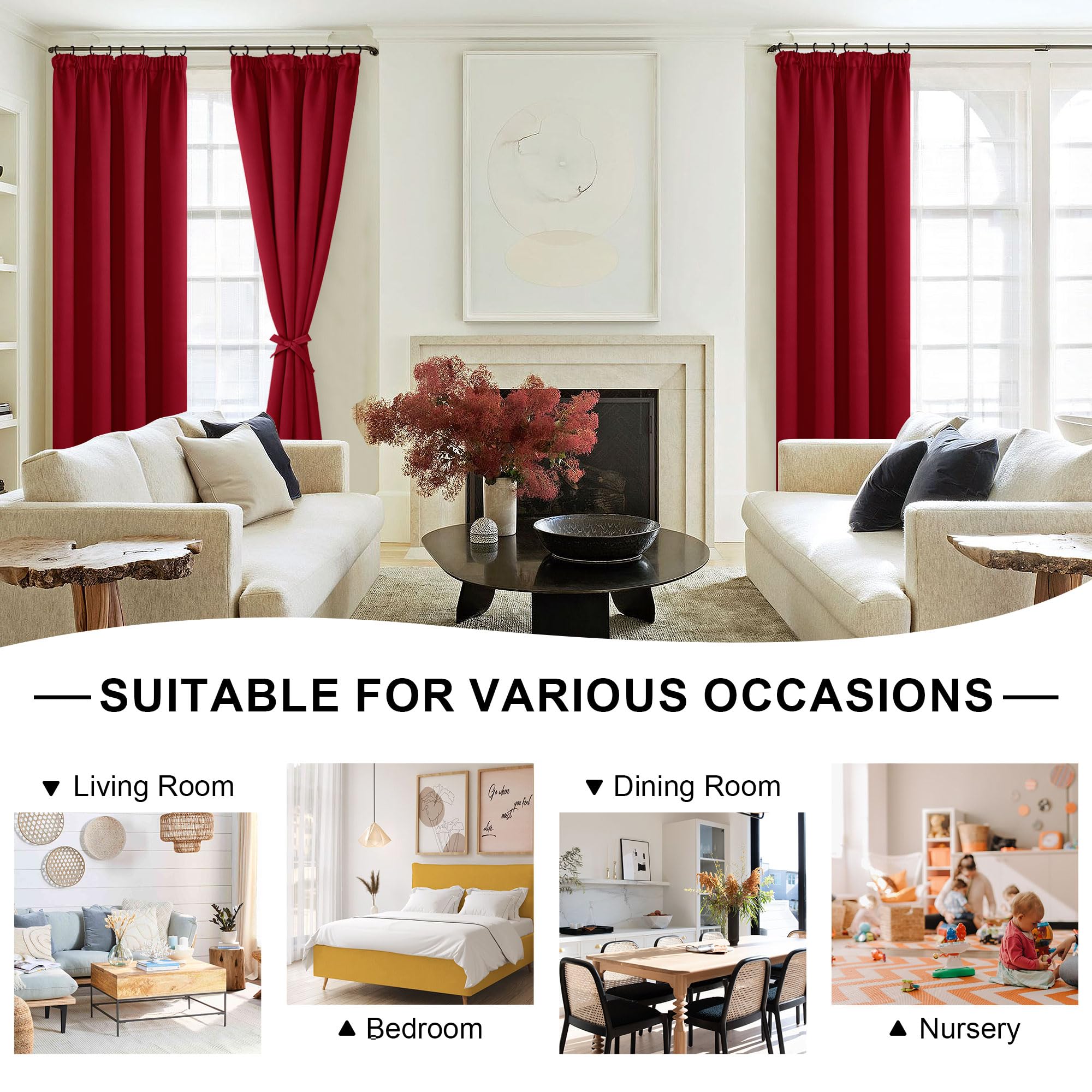DWCN Blackout Curtains