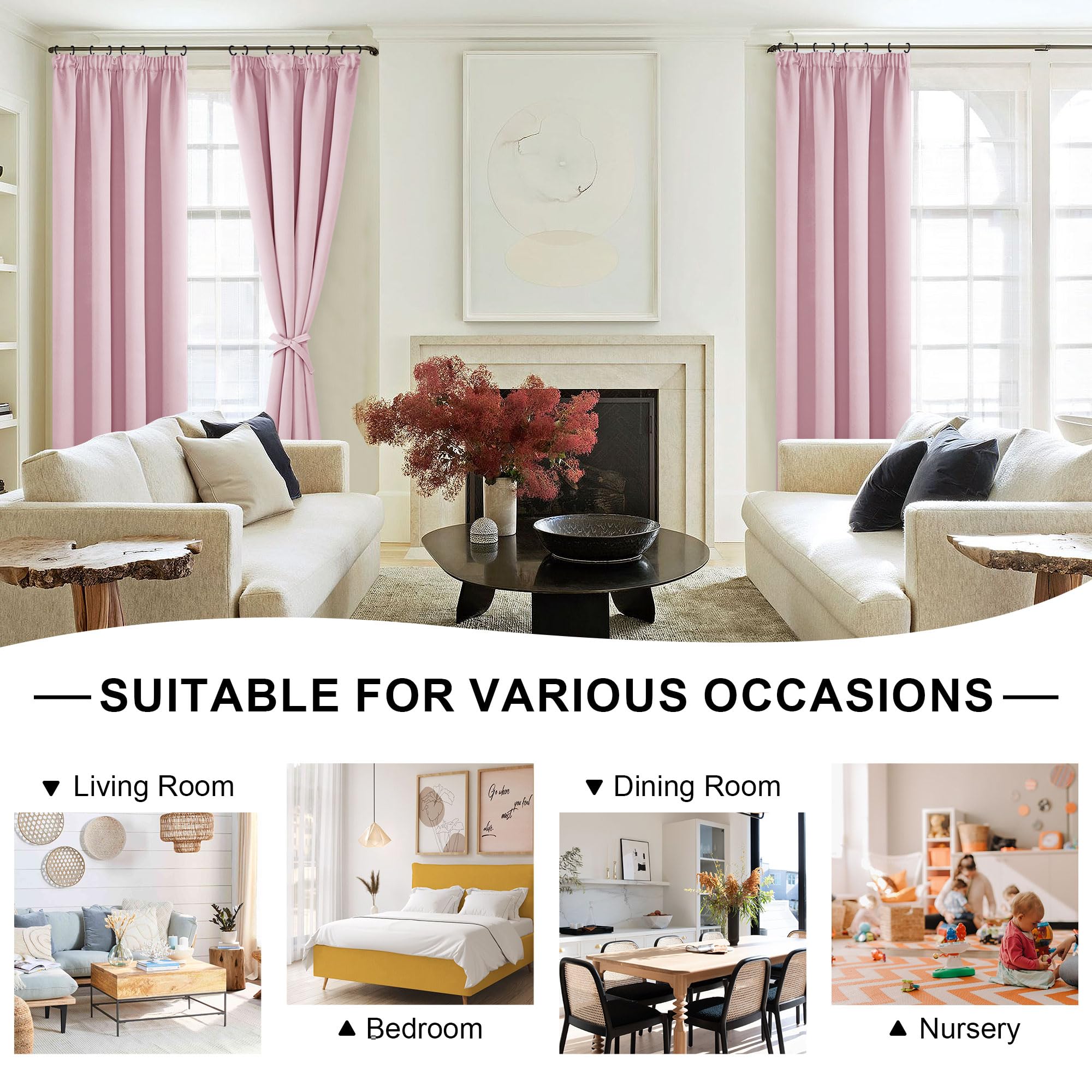 DWCN Blackout Curtains