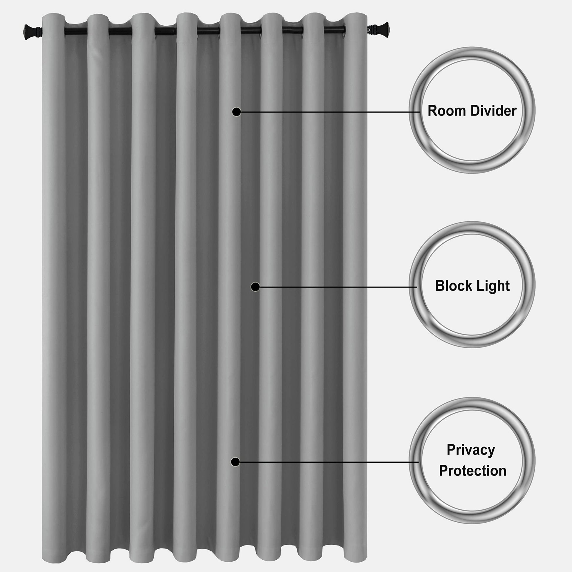 DWCN Divider Blackout Curtains - DWCN UK