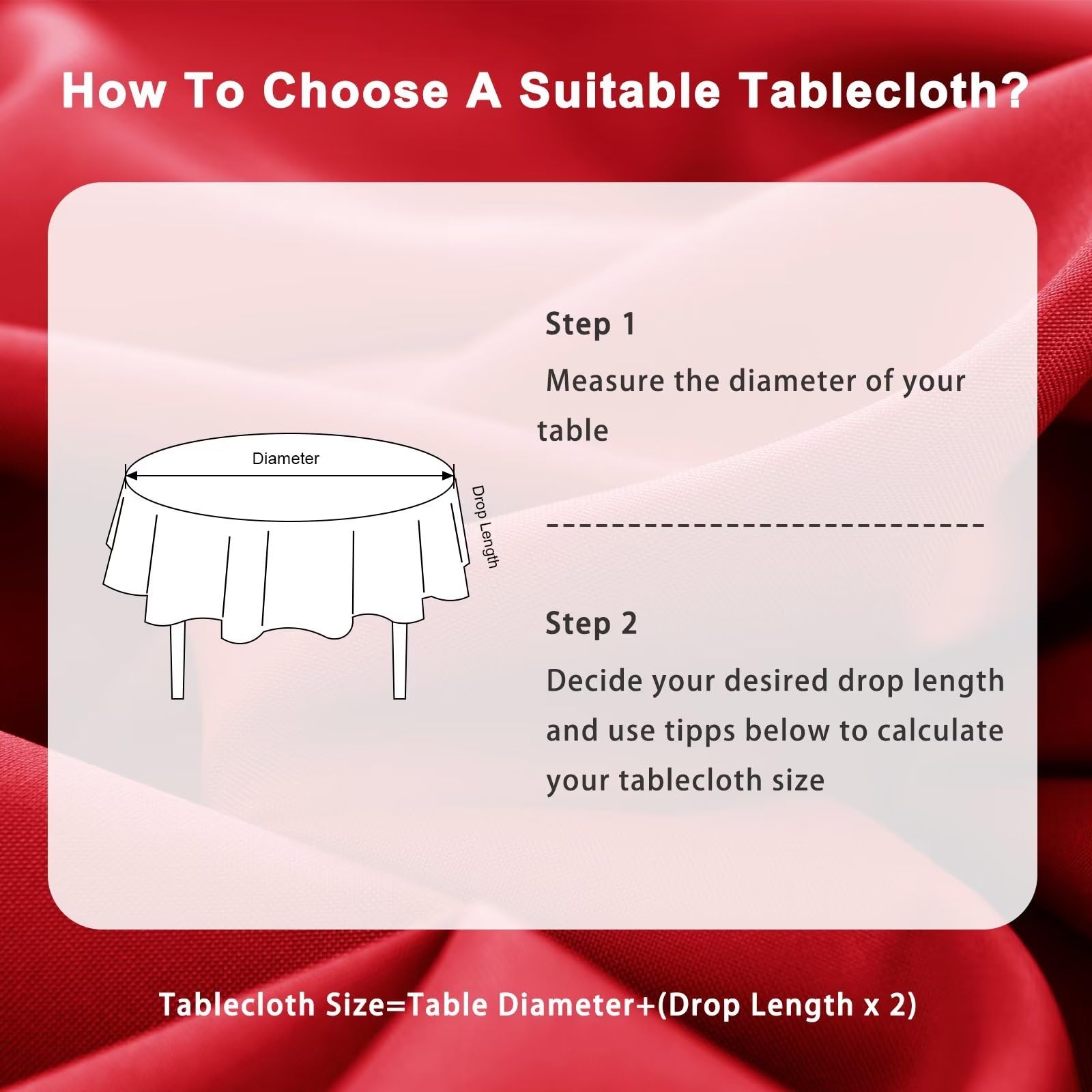 DWCN Wipe Clean Round Tablecloth - DWCN UK