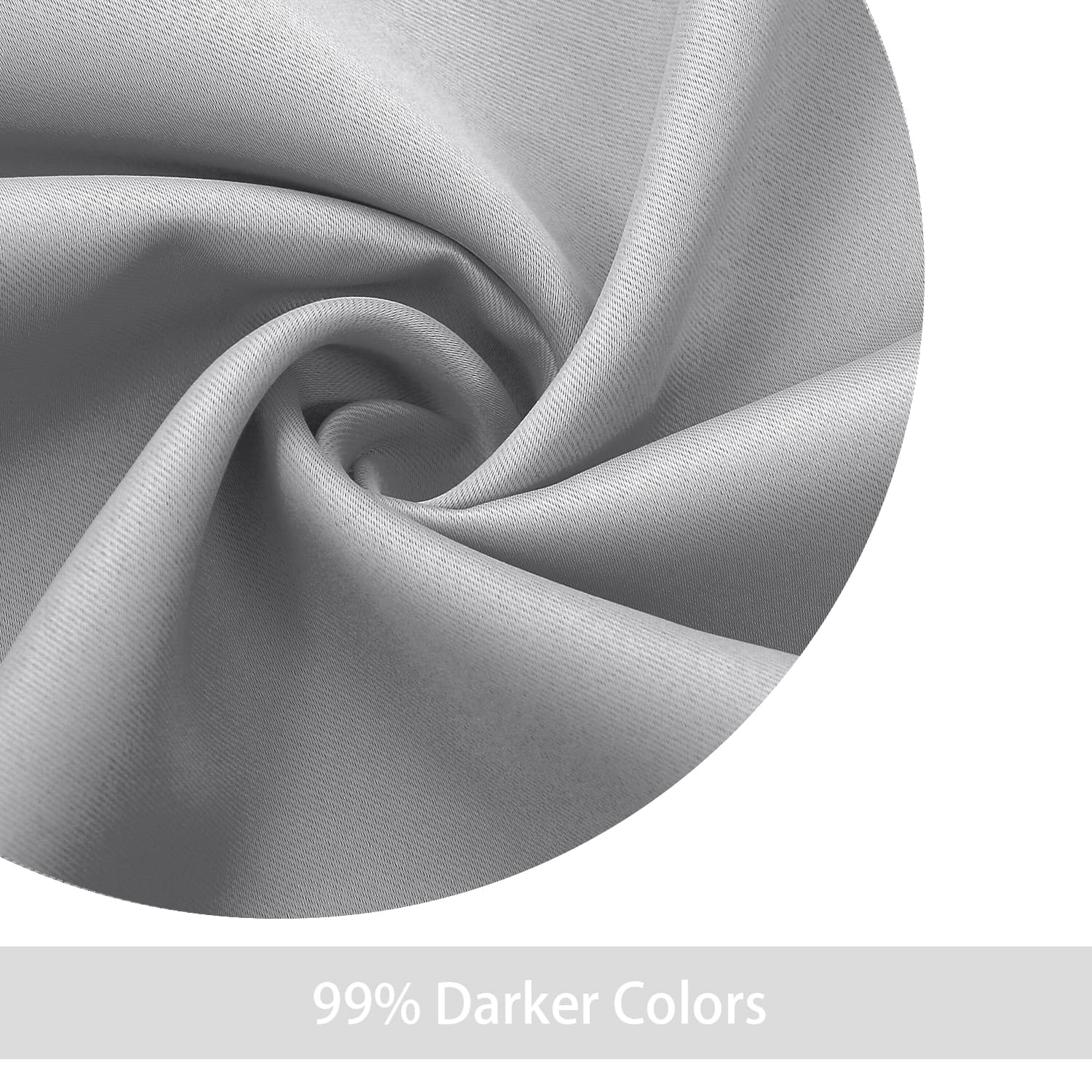 DWCN Thermal Blackout Curtains, Solid Grommet,  2 Panels - DWCN UK