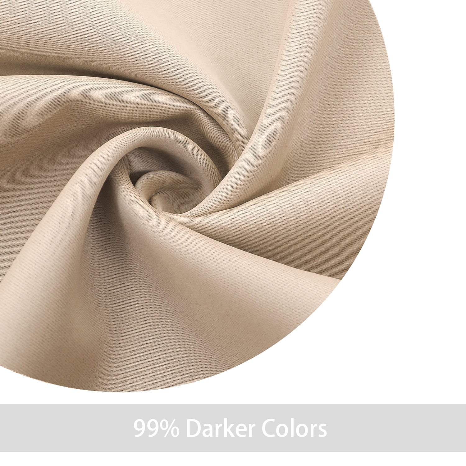 DWCN Thermal Blackout Curtains, Solid Grommet,  2 Panels - DWCN UK